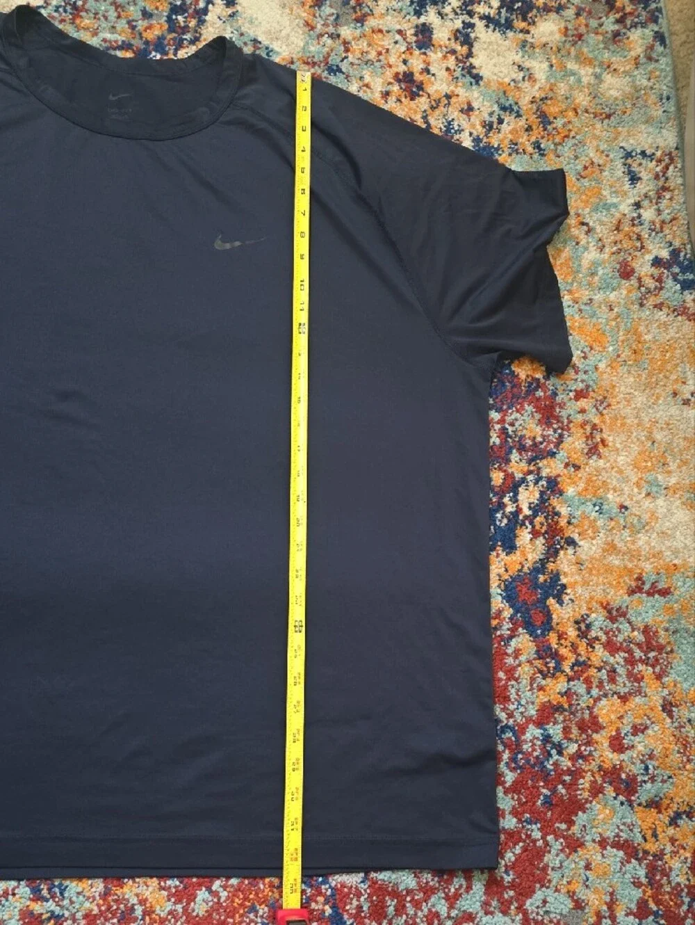 Nike Men's 4XL Navy Blue Dri-FIT Stretch Athletic Training Tee Shirt 4X